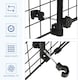 image 3 of PawHut Heavy Duty Pet Dog Car Barrier Adjustable Ventilated Mesh Wire Guard