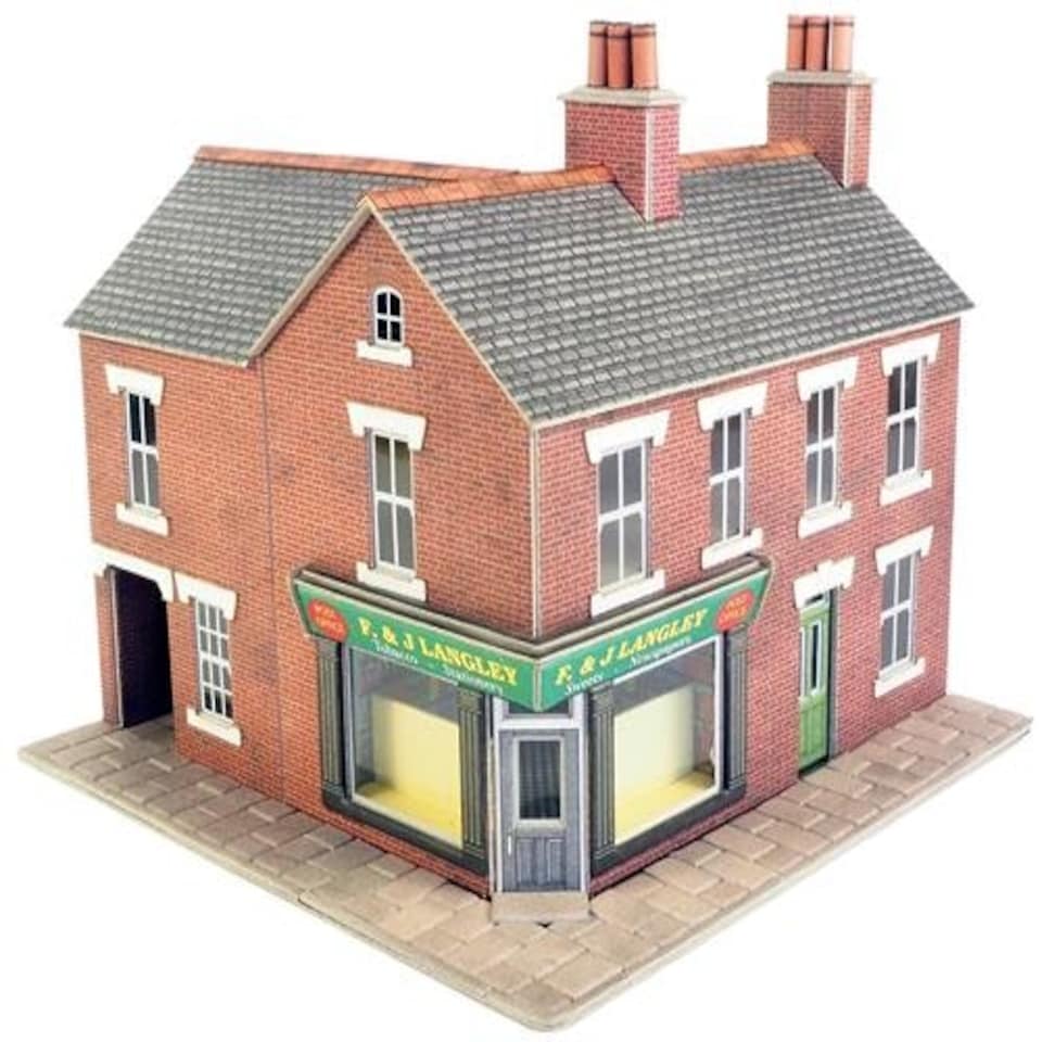 Metcalfe Red Brick Corner Shop Card Kit