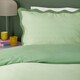 image 1 of Furn Wiggle Scallop Duvet Cover Set | Green | Green