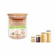 image 2 of Tin Quttin Borosilicate Glass Bamboo Silicone 500 ml 9,5 x 9,5 x 11,5 cm (12 Units) (9,5 x 11 cm) N/A