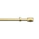 image 1 of 16 - 19mm Gold Tetra Eyelet Metal Curtain Pole 70 - 120cm Gold | Gold