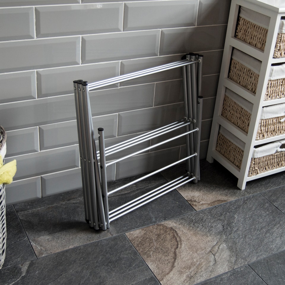 image 1 of Home Vida 3 Tier Metal Clothes Airer Freestanding Drying Rack