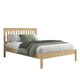 image 1 of Dunkeld Solid Wooden Oak Low Footboard Shaker Style Bed Frame (King)