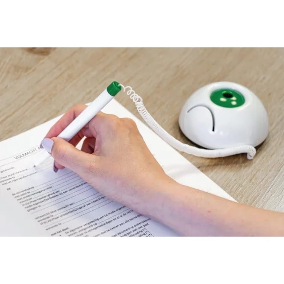 image 1 of Q-Connect Antibacterial Reception Pen With Paper Holder