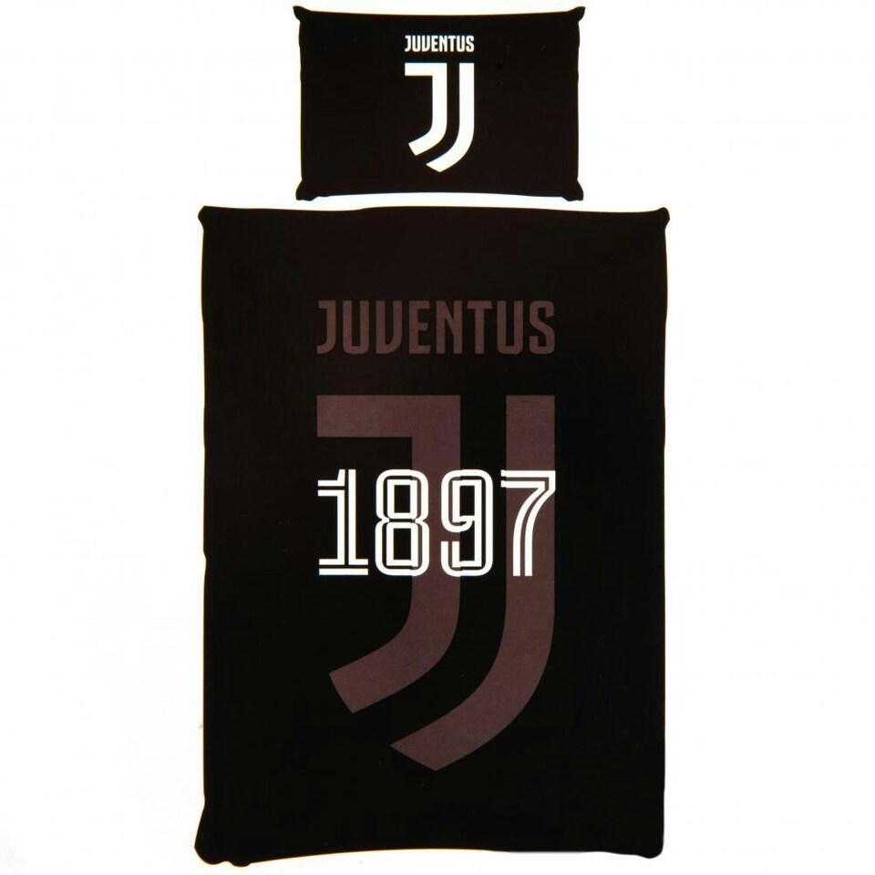 Juventus F.C. Single Duvet Set - Black - One Size