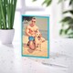 image 3 of Humour Birthday Card - Man On Beach With Dog