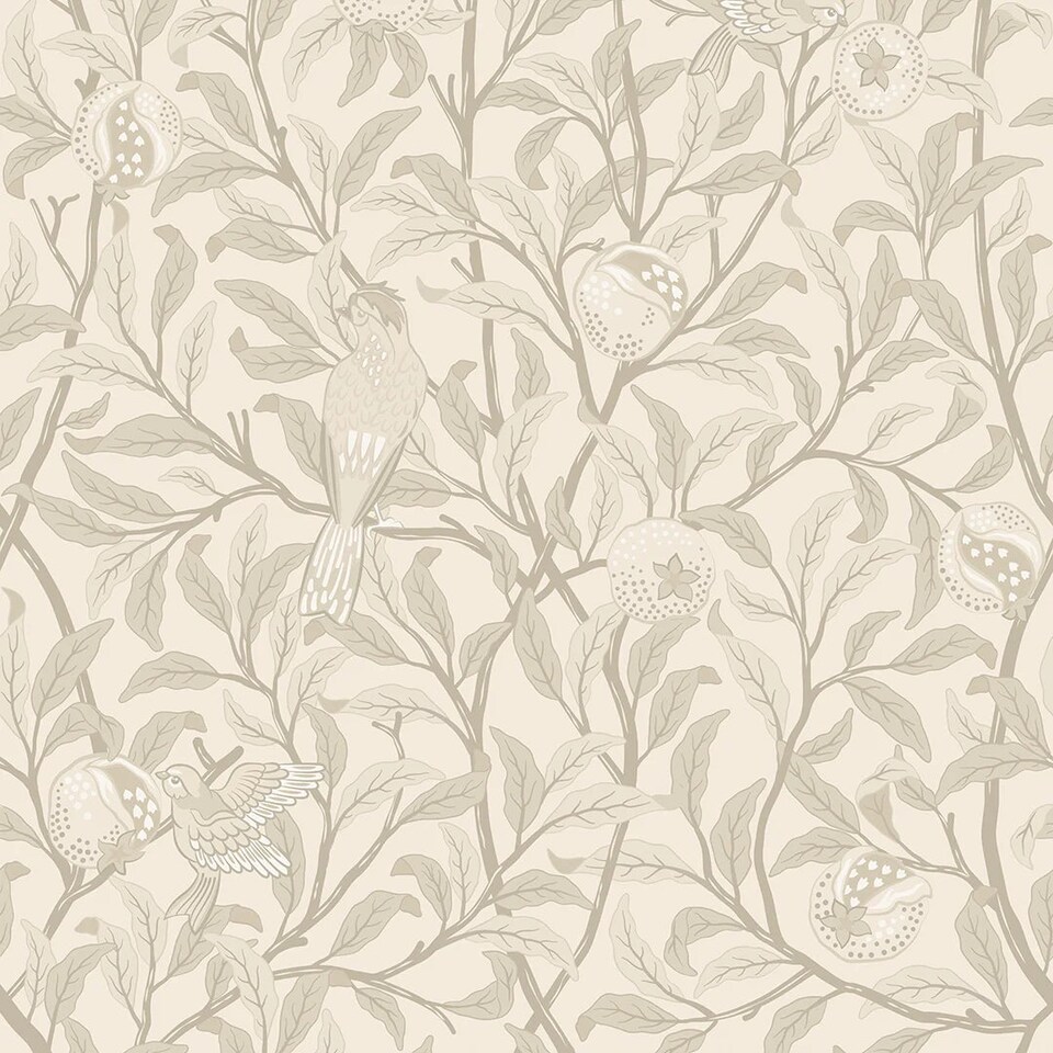 image 1 of Beauty of Nature Wallpaper in Warm Neutrals | Cream | Warm Neutrals