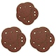 image 1 of 125mm 5" Hook And Loop Sanding Sander Abrasive DA Discs Coarse 60 Grit 15pc