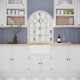 image 2 of 595mm - 1 Bowl Fireclay Butler Kitchen Sink - Tap Ledge, Overflow, Classic Tap & Waste