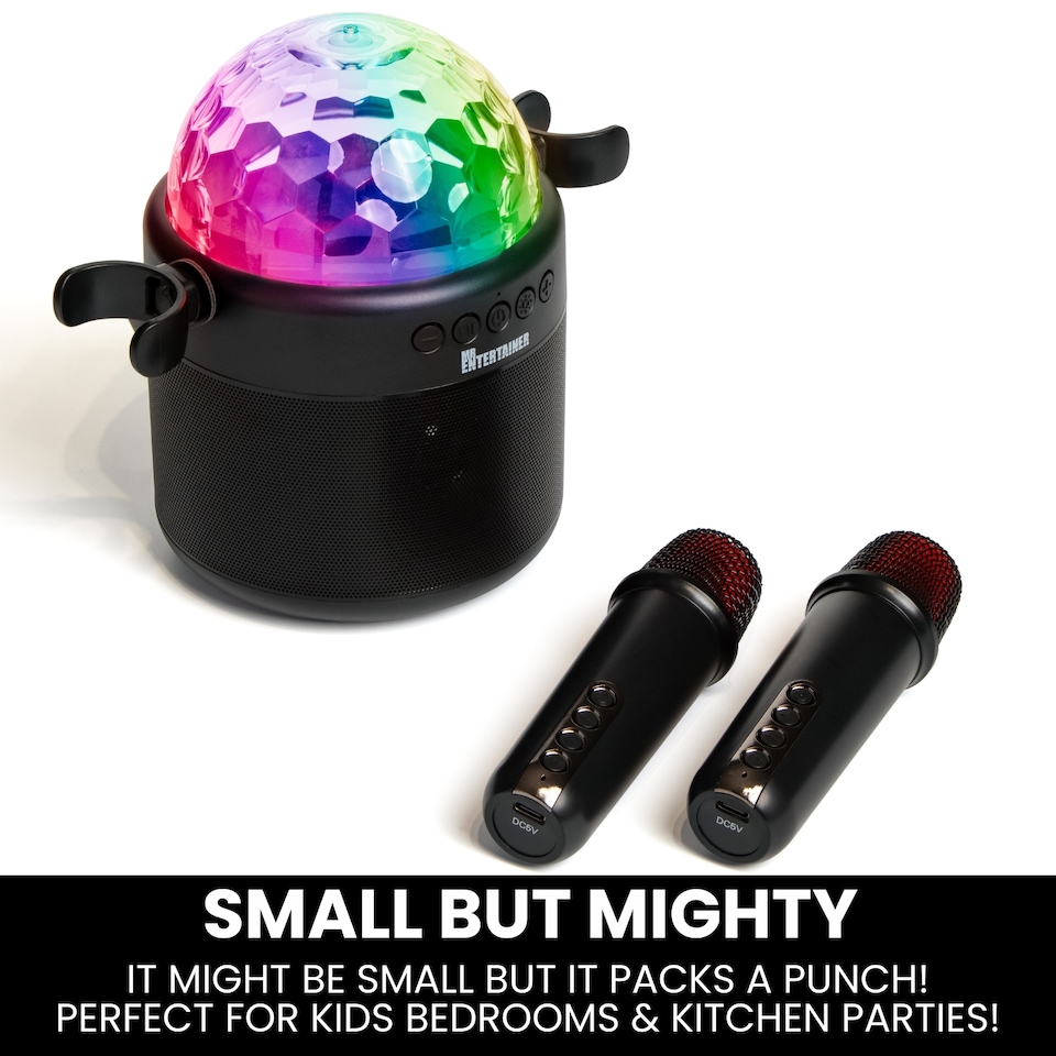 image 1 of Mr Entertainer Orbit Compact Karaoke Machine