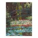 image 1 of Water Lily Pond with Bridge Claude Monet Vintage Huge Wall Art Poster 24X32"