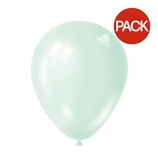 Globos Latex Balloons (Pack of 100) - Mint Macaroon - One Size