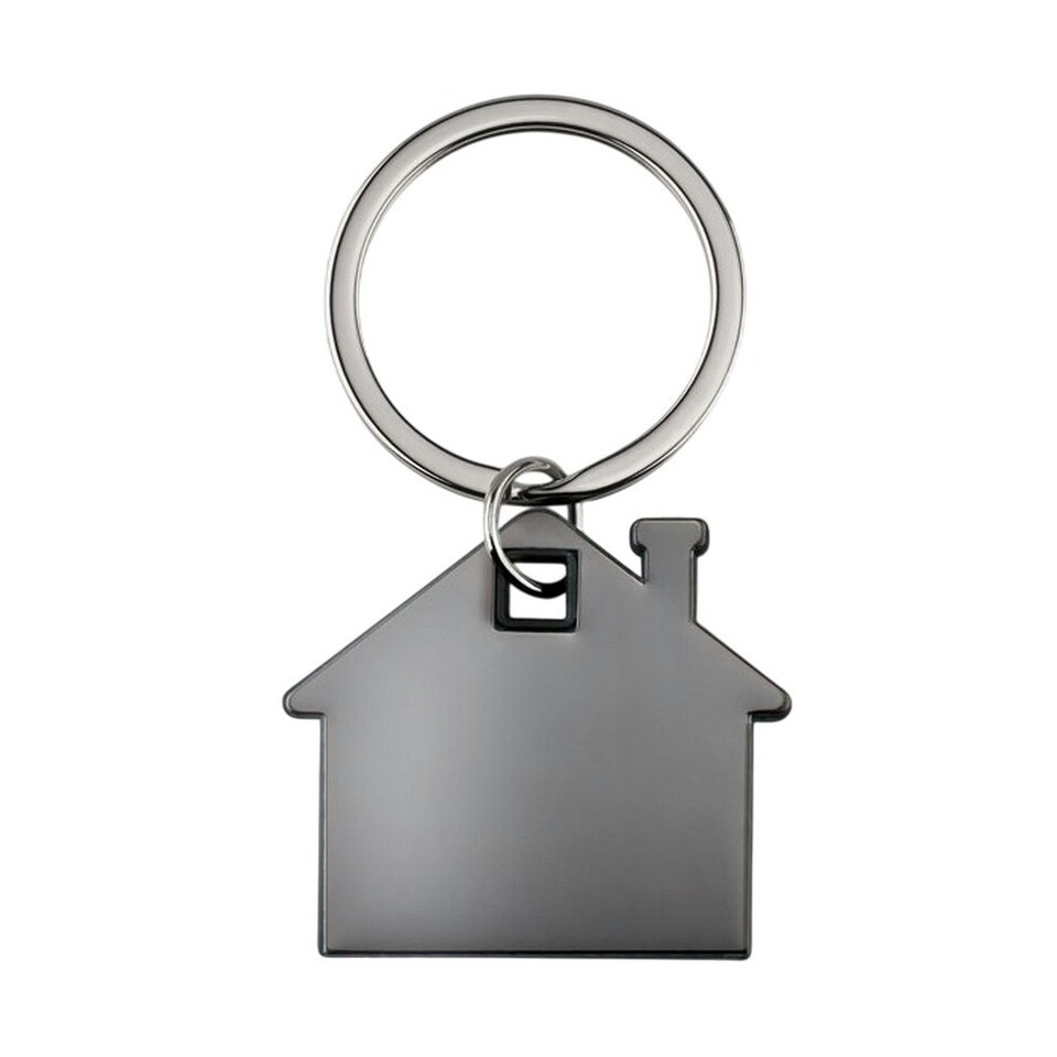 image 1 of MidOcean IMBA House Plastic Keyring - Black - One Size