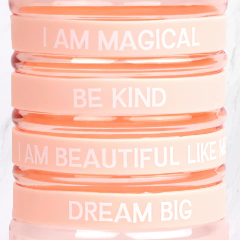 image 1 of Myga Kids' Positivity Band Water Bottles - Unicorn