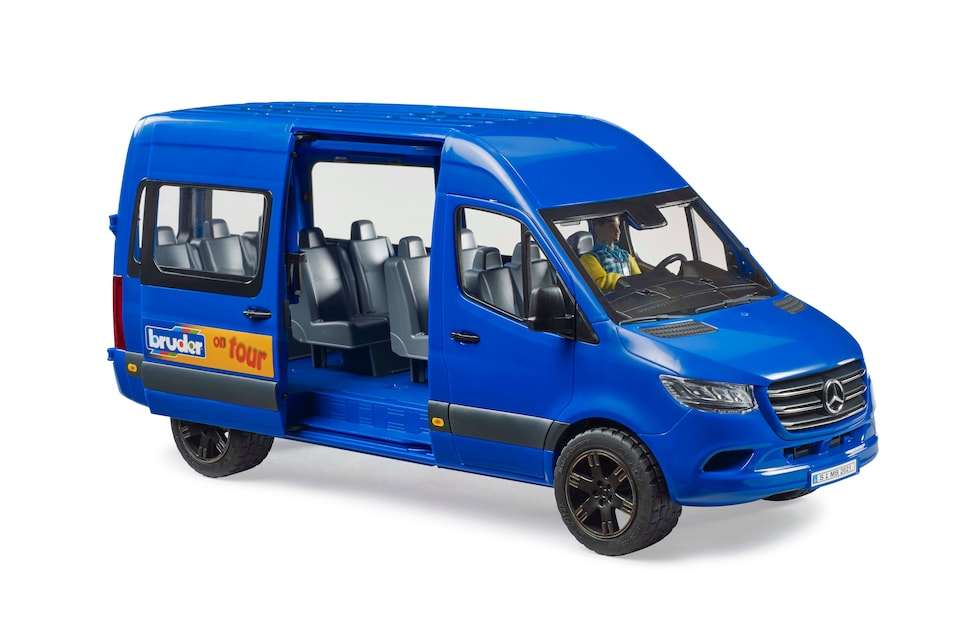 image 1 of Bruder MB Sprinter Transfer with driver Delivery Vehicle Playset