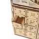 image 4 of Living and Home LED Rotating Countdown Calendar Wooden Music Box for Christmas