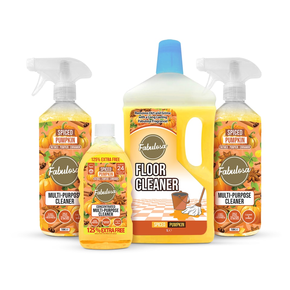 Fabulosa Spiced Pumpkin Autumn Cleaning 4 Piece Bundle