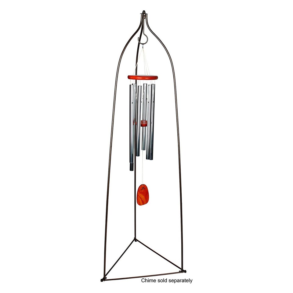 image 1 of Woodstock Chimes Wind Chime Gazebo Stand - Antique Copper