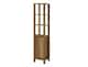 image 1 of Freestanding Bathroom Cabinets Furniture Set 600mm Vanity Unit with Basin Tall Shelf Storage Cabinet Oak Effect Classic