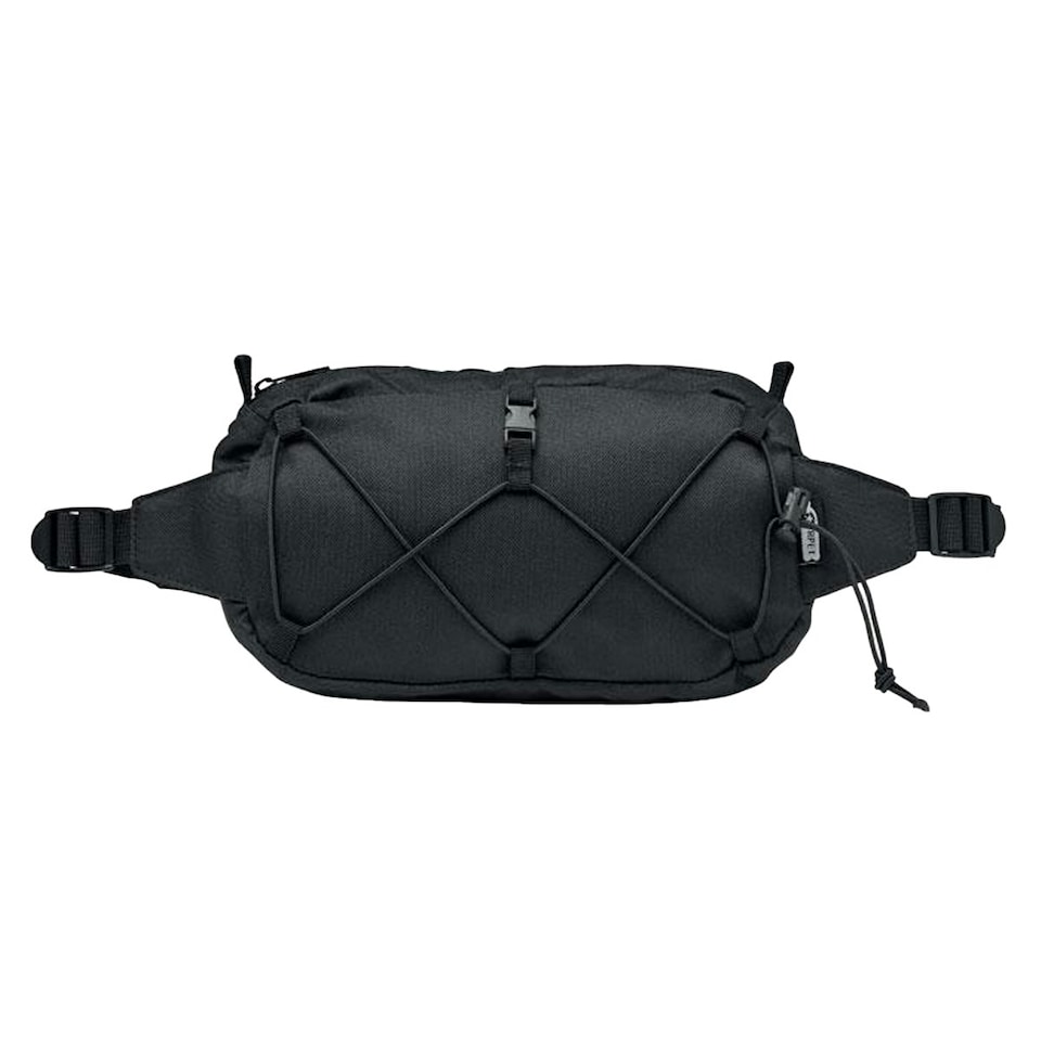 image 1 of MidOcean Brott RPET Waist Bag - Black - One Size Black