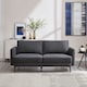image 6 of Sofia 3 Seater Fabric Scandi Style Sofa | Grey | Grey