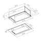 image 4 of SIA CUP90SI 90cm Canopy Cooker Hood Kitchen Extractor Fan In Silver Built-in