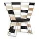 image 4 of Stylish Design Beige, Black And White Chair, Contemporary Occasional Chair, Comfortable Accent Chair Multi