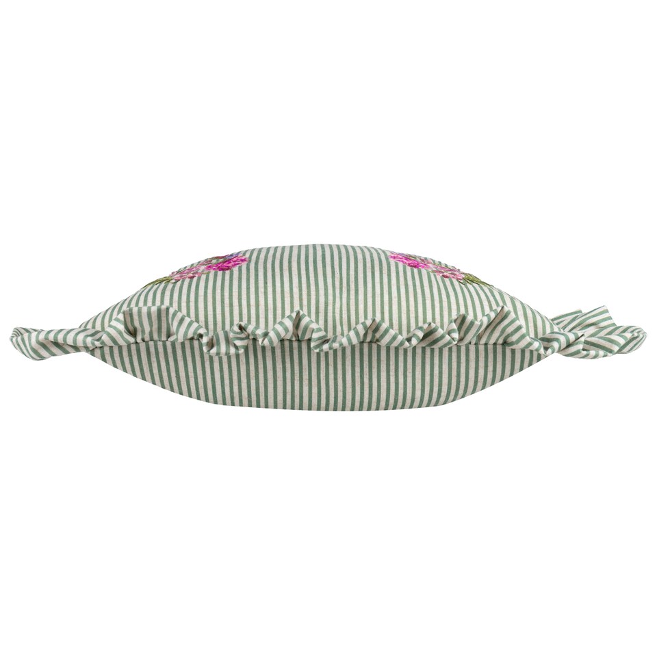 image 1 of Wylder Martha Ruffle Embroidered Ruffle Cushion
