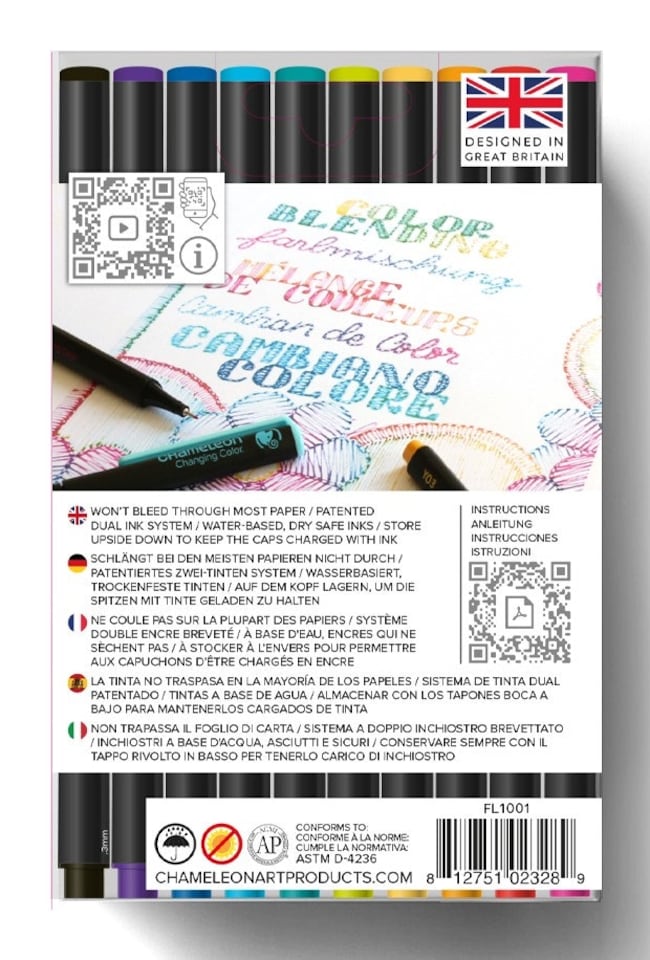 image 1 of Chameleon Color & Blending Fineliner - 10 Pack
