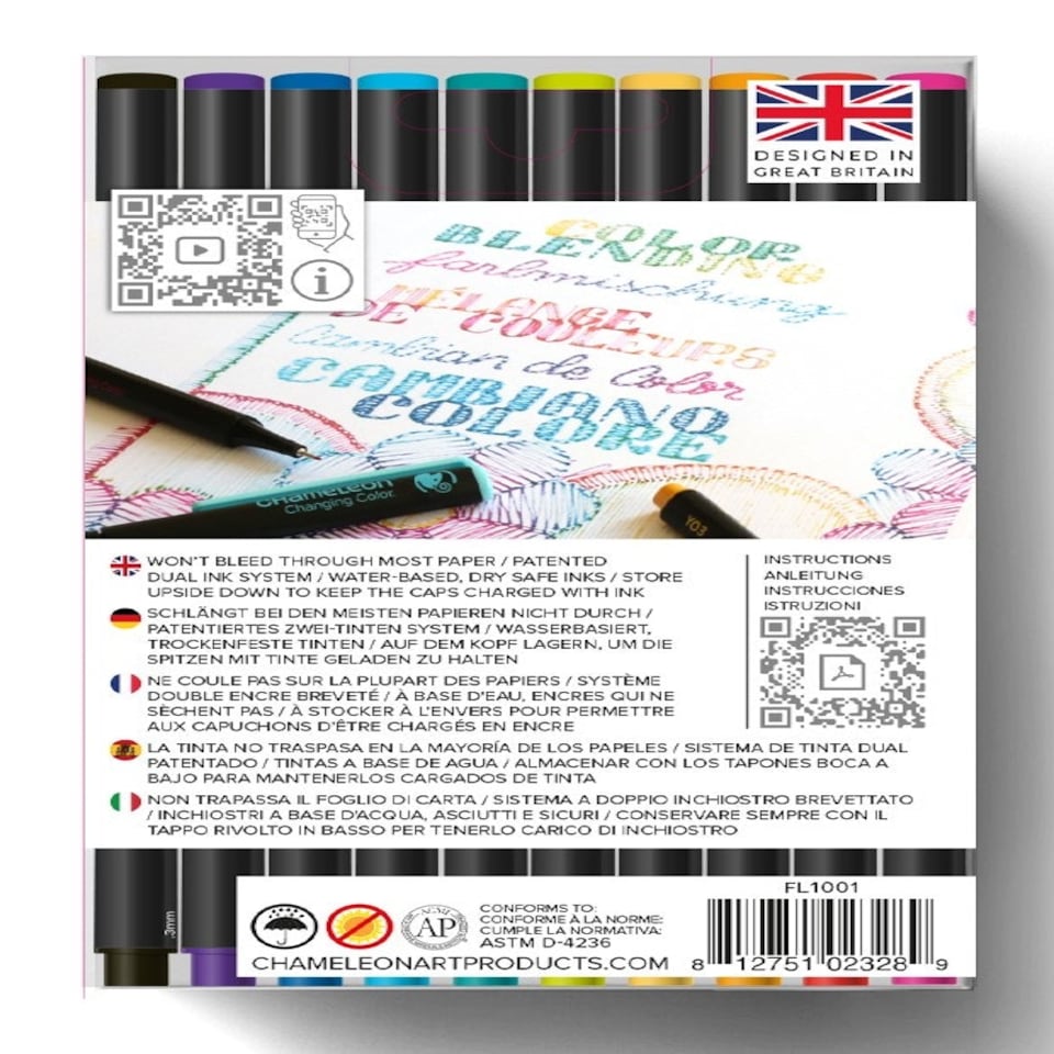 image 1 of Chameleon Color & Blending Fineliner - 10 Pack