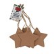 image 1 of Christmas Wooden Star Festive Decoration by Icon Craft