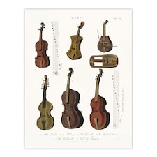 Violin Viola Cello Encyclopedia Londinensis Huge Wall Art Poster Print 24X32"