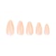 image 2 of Nail HQ Almond Cloud Press-On Nails Baby Pink Swirl 24 Pieces Includes 2ml Glue | Pink | Baby pink | Medium to long
