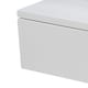 image 5 of Ashlan Bedside Table with 1 Drawer in White