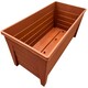 image 2 of 1 x Terracotta 55cm Long Garden Plant Pot Perfect For Indoor & Outdoor Flowers Brown