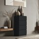 image 8 of FWStyle Stora 4 Drawer Chest of Drawers - Matt Black