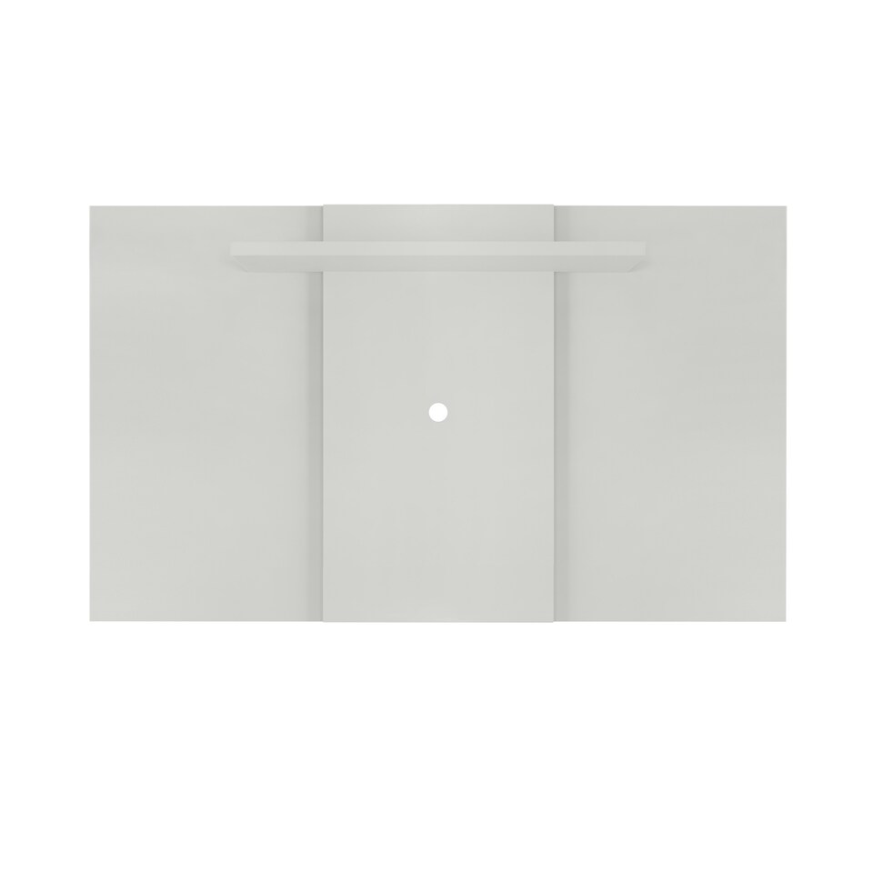 image 1 of Lido TV Display Wall Panel - Extendable or Fixed Media Panel with Adjustable Shelf for TVs