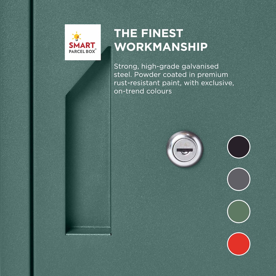 image 1 of SMART PARCEL BOX® Extra Large Front & Rear Access | Green | 1