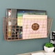 image 2 of Wall Mounted Record Basket Copper