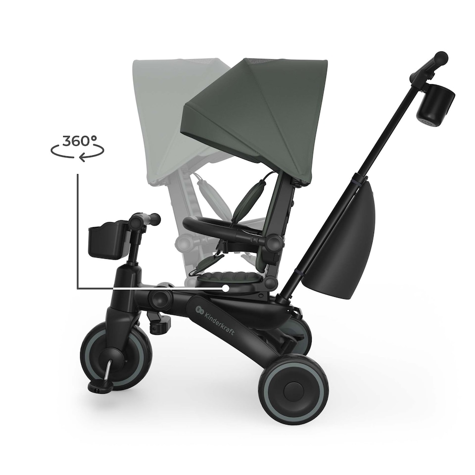 image 1 of Kinderkraft JAZZ 3 Tricycle | Green | Green