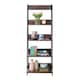 image 1 of Abbey Narrow Rustic Industrial Filling Cabinet Bookcase 4 Tier