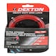 image 1 of Dekton Bike Lock, 900 Mm Heavy Duty Chain Lock,Cable Lock For Bicycle, Scooter, Red
