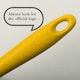 image 6 of Zeal Ergonomic Silicone Spatula, 26cm, Mustard Yellow