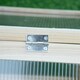 image 8 of Outsunny Wooden Cold Frame Greenhouse Garden Polycarbonate Grow House, Natural