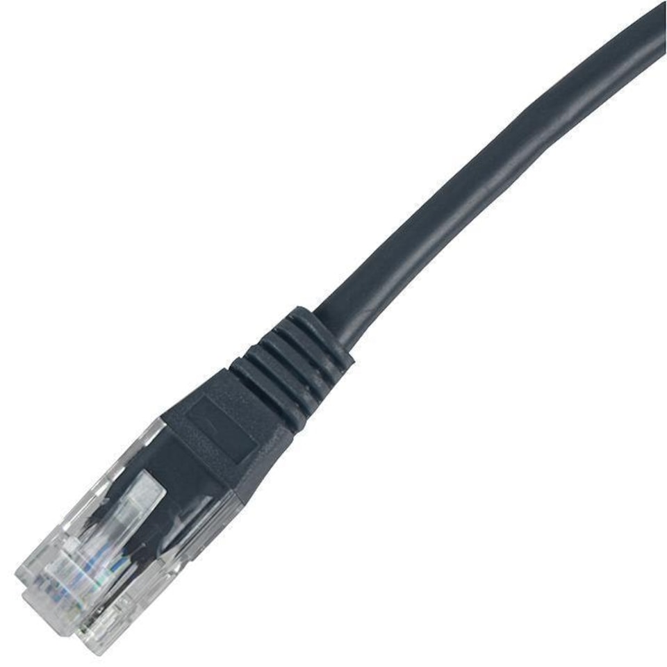 CONNECTIX CABLING SYSTEMS - 5m Black Cat5e UTP Ethernet Patch Lead