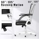 image 3 of Rattantree Ergonomic Office Chair with Flip Up Armrests & Lumbar Support