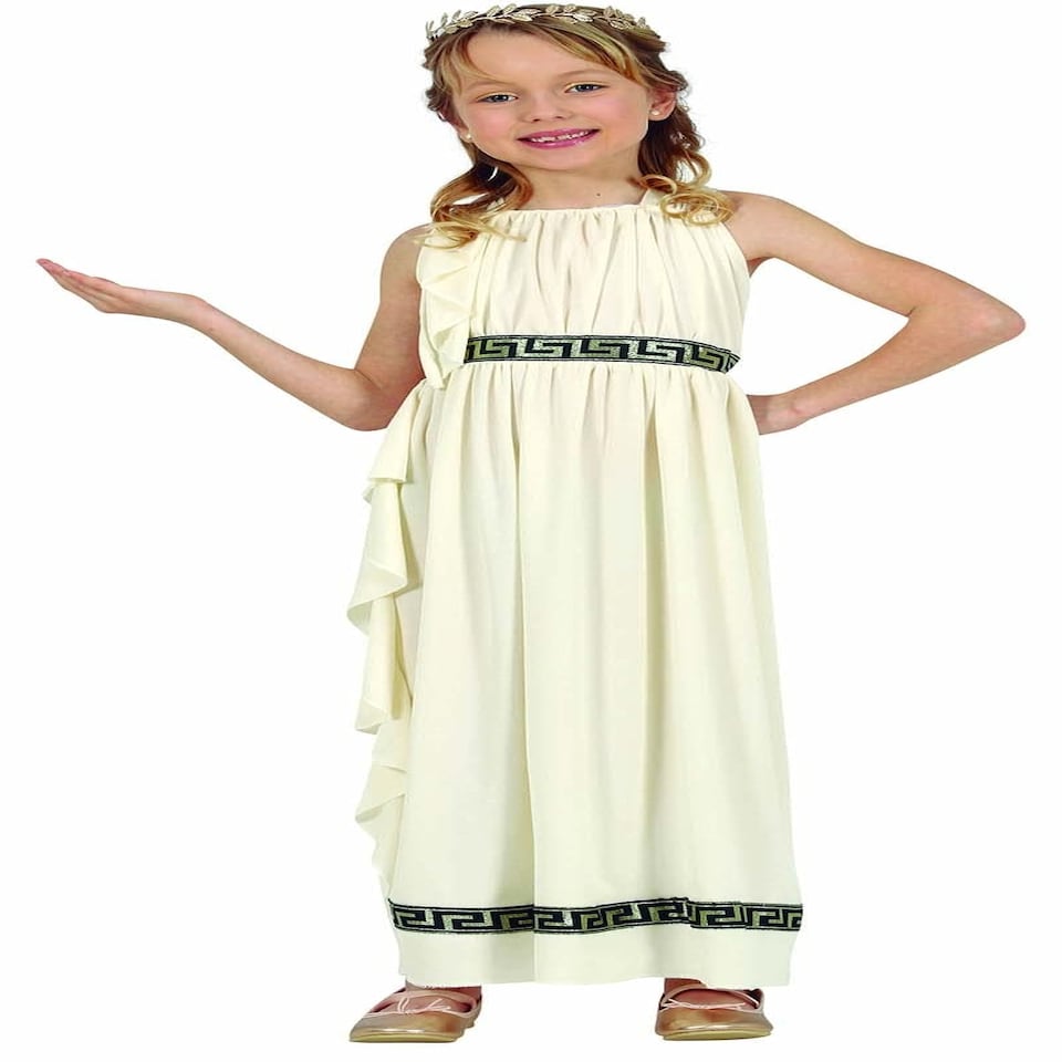 image 1 of Fancy Dress Child Roman Dress Beige - 5-6 Years