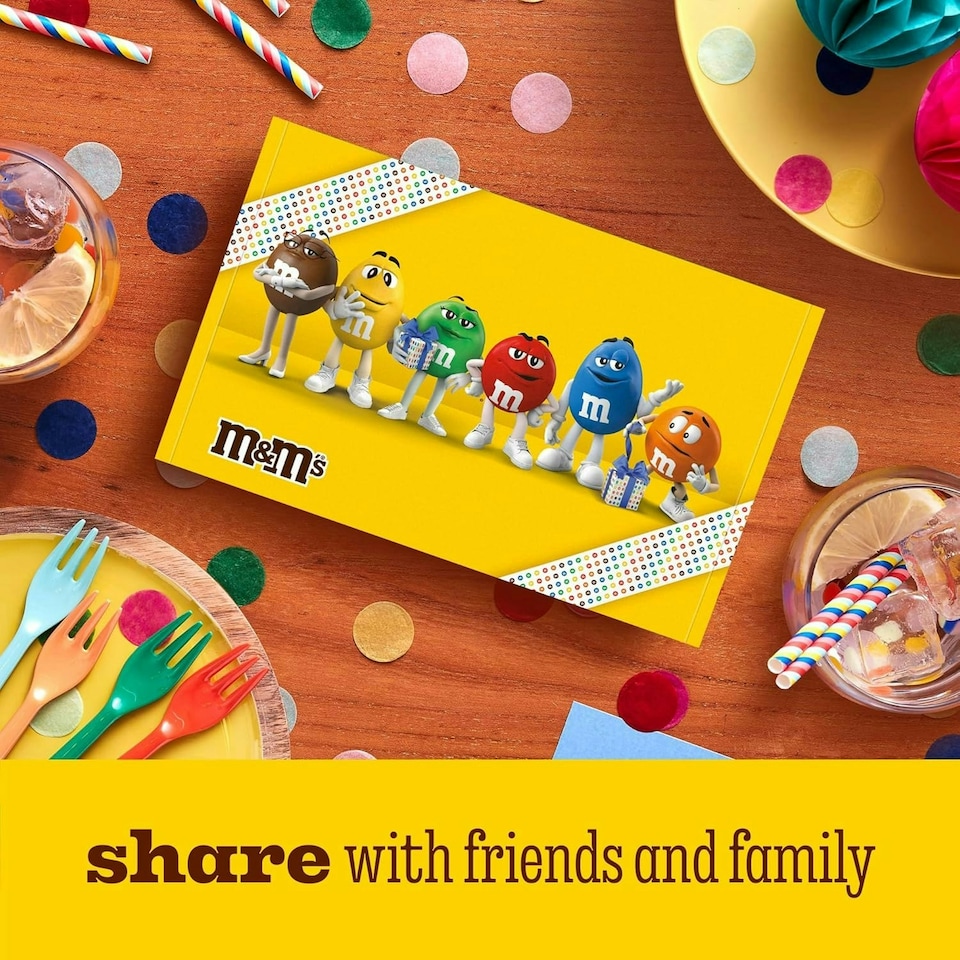 image 1 of M&M's Variety Chocolate Hamper Gift Box | Peanut | Crispy | Salted Caramel | Chocolate | Mini's