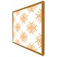 image 5 of Orange ravishing boho chic (Picture Frame) White | XS