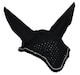 image 3 of Rhinegold Diamante Fly Hood/Noise Muffler | Black | Size: Full
Colour: Black